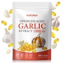Aged Garlic Extract - 300 Softgels Odorless Garlic Supplement - 2-Year Matured, Garlic Capsules for Heart Health & Immune Support - Non-GMO, Gluten-Free