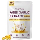 10000mg Aged Garlic Extract | 350 Softgels | Odorless Garlic Supplements | Antioxidant Support & Cognitive Function | Pure Allium Sativum 20:1 Extract | Non-GMO, Gluten-Free