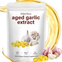 ELFINOX Odorless Aged Garlic Extract Softgels, 300 Softgels, Garlic Dietary Supplement