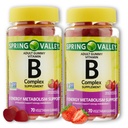 Super B Complex Strawberry Flavor Gummies- Energy Metabolism Support, 70 Count (Pack of 2)