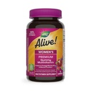 Nature's Way Alive! Premium Women’s Gummy Multivitamin Supplement, Supports Energy Metabolism*, Muscle Function*, B-Vitamins, Grape, Cherry, & Blueberry-Acai Flavored, 75 Gummies (Packaging May Vary)