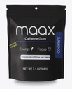 Maax Caffeine Energy Gum | 125mg of caffeine per piece | Coolmint | 40 pieces per bag
