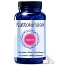 Ultimate Nattokinase with 10,800 FU of Nattokinase | Odorless Fermented Soy Enzyme, Easy Daily Routine | Vegan, Gluten-Free | 60 Capsules