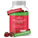 CogniTune L-Methylfolate Gummies 1000mcg - Bioavailable 5MTHF Folate Supplement for Brain Health - MTHFR Support with Delicious Strawberry Flavor