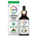 Rainbow Light L Methyl Folate 15 mg | 2 fl oz | with Organic Glycerin | Berry Flavor | USDA Organic | Liquid Supplement