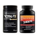 Nugenix T2 and Thermo - Testosterone Booster, Nitric Oxide Booster and Thermogenic Fat Burner for Men - Bundle
