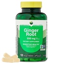 Ginger Root, 550 mg, Ginger Root Dietary Supplement, Ginger Root Capsules, 100 Count (Pack of 1)