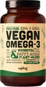Vegan Omega 3 συμπλήρωμα - Plant Based DHA & EPA Λιπαρά Οξέα - Carragenan Δωρεάν, Εναλλακτική για το ιχθυέλαιο, Υποστηρίζει την καρδιά, τον εγκέφαλο, κοινή υγεία - Βιώσιμα που προέρχονται από την άλγη, Fish Oil Δωρεάν - 180 Softgels