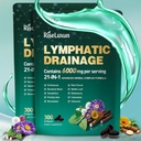 21-in-1 Liposomal Lymphatic Drainage Supplements, 200 Day Supply, Lymph System Support for Women & Men with Echinacea, Dandelion, Burdock, Bromelain, Calendula, Turmeric & More, 600 Softgels, 2 Bag