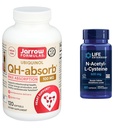 Jarrow Formulas QH-Absorb 100 mg Max Absorption - CoQ10 Ubiquinol & Life Extension N-Acetyl-L-Cysteine (NAC), Immune, Respiratory, Liver Health