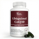 Ubiquinol CoQ10 100 mg – Active Form of Coenzyme Q10 with Enhanced Bioactivity – Heart & Cardiovascular Health Support, Antioxidant & Cellular Energy Production Formula, Non-GMO, 60 Softgels