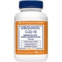 The Vitamin Shoppe Ubiquinol CoQ-10 100mg Beneficial for Those (60 Softgels)