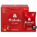 JUNG KWAN JANG US HongSamWon - Korean Red Ginseng Tea, Pre and Post Workout Herbal Energy Drink with Jujube, Cinnamon Ginger & Goji Berry - Caffeine Free, Non-GMO (60 Pouches, 1.69 fl oz)