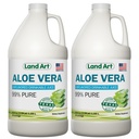 Pure Aloe Vera Juice Unflavored – Cold-Processed - 99.7% Organic Aloe Vera Inner Fillet from Fresh Texas Leaves – Supports Digestive Comfort & Natural Wellness – 64 fl oz (Pack of 2)