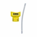 SABRE Eye Wash Adapter - Turns Water Bottle into Eye Wash Device - Flushes Contaminants from the Eye - First Aid Kit Addition - Yellow - 2.4 oz
