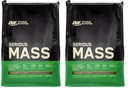 Optimum Nutrition Serious Mass, Weight Gainer Protein Powder, Mass Gainer, Vitamin C and Zinc for Immune Support, Creatine, Chocolate, 12 Pound (Packaging May Vary) (Pack of 2)
