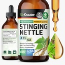 BIO KRAUTER® Stinging Nettle for Seasonal Support - Stinging Nettle Root Tincture (Urtica Dioica) 680 mg for Urinary Tract & Immune Support - 4 Fl.Oz., 56 Days of Supply, Sugar & Alcohol Free