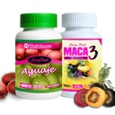 Bigger Booty & Wider Hips – Aguaje + Maca 3 Pills – Curvy Pack – Hormonal Curve Enhancer for Women | Feminine Balance, Energy & Wellness Support – 1 Month Supply