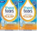 TheraTears Dry & Tired Preservative-Free Eye Drops for Dry Eye Relief and Daily Eye Care, 30 Single-Use Vials (Pack of 2)