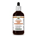 Turkey Tail Mushroom (Trametes Versicolor) Dry Mushroom Glycerite, All Natural, Vegan, Lab Tested Alcohol-Free Liquid Extract - 4 fl.oz