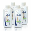 Hübner Original Silicea Gel 17 fl oz / 500 ml, 4 Pack, for Hair, Skin, Nails, and Connective Tissue, Pure Colloidal Silica Gel Formula, No Additives or Preservatives