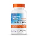 High Absorption Hair & Skin Complex, Clinically Shown to Grow Thicker, Healthier Hair in 3 Weeks, Supports Hair Growth & Skin Health, Non-GMO, Gluten Free, Soy Free, Vegan, 60 Veggie Capsules