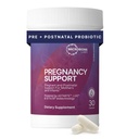 Microbiome Labs Pregnancy Support - Prenatal & Postpartum Probiotics for Women - Probiotic Supplements to Support Gut Health & A Balanced Vaginal Microbiome Through Breastfeeding (30 Capsules)