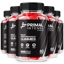 (5 Pack) Primal Intense – Official PrimalIntense Men’s Support Formula for Natural Energy, Stamina & Everyday Performance | Clean, Powerful Formula in Great-Tasting Daily Gummy (300 Gummies)