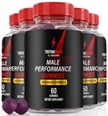 (5 Pack) Triton Maxx Male Gummies – Original TritonMaxx Formula for Men with Natural Blend to Support Energy, Stamina and Men's Performance | Great-Tasting Gummy, Easy-to-Chew Gomitas (300 Gummies)