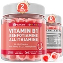 Vitamin B1 & Methylated Vitamin B Complex Gummies - All B Vitamins, Benfotiamine, Thiamine & Inositol, Methylated B1 B2 B6 Multivitamins, L-methylfolate, Methyl B12 for Nerve Cognition Energy, 120Cts
