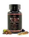 Shilajit for Men & Ashwagandha Supplement Pure Himalayan Shilajit Capsules for Natural Energy, Stamina & Focus Brain Health Support 60 Veggie Capsules