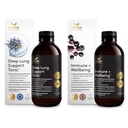 Deep Lung Support & Immune + Wellbeing, for Respiratory Wellness and Overall Health