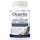 Ocuvity 15-in-1 Advanced Eye Formula, Eye Health Supplement with Lutein, Zeaxanthin & Vitamin for Blue Light Protection, Digital Eye Strain Relief, Dry Eye Comfort & Night Vision Clarity, 60 Capsules
