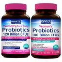 Innate Vitality Women's Probiotic Wellness Bundle | Advanced Gut & Intimate Health Support | Probiotics with Prebiotics, Multiple Strains | Cranberry, Vitamin C & B6 | Non-Refrigerated Daily Care