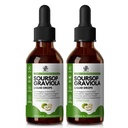 iMATCHME (2 Pack Soursop Graviola Liquid Drop for Cell Support & Regeneration, Immune System and Gut Health Support, Pure Soursop Bitters Liquid, High Absorption, Sugar/Gluten Free, Natural Flavor