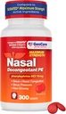 GenCare - Nasal Decongestant (10mg Tablets) Phenylephrine HCl (300 Tablets Per Bottle) | Value Pack Non Drowsy Sinus and Nasal Congestion Relief | Lower Sinus Pressure Due to Allergies or Illness