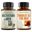 Multivitamin for Men & Tongkat Ali for Men - Daily Men's Health Bundle with Essential Vitamins, Minerals & Testosterone Support for Energy, Strength & Vitality