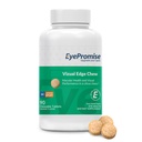 EyePromise Vizual Edge Supplement - 90 Chewable Tablets, 90-Day Supply, Citrus Flavor - AREDS 2 Eye Vitamin with 20mg Zeaxanthin & 10mg Lutein for Vision Quality & Clarity