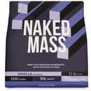 NAKED Vanilla Mass - All Natural Vanilla Weight Gainer Protein Powder - 12LB Bulk, NSF Certified, GMO Free, Gluten Free & Soy Free, No Artificial Ingredients - 1,260 Calories - 17 Servings