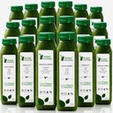 3 Day Green Juice Cleanse by Raw Fountain, All Natural Raw, Vegan Detox, Cold Pressed Juice, Great Way to Detox Your Digestive System, Kosher, Gluten Free, NO Added Sugar, 18 Bottles 12oz