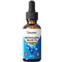 Methylene Blue Drops for Humans (Manufactured in USA) - Pharmaceutical Grade USP Certified 1% Solution Antioxidant Supplement for Brain & Skin Health - 2 fl oz Liquid No Formaldehyde Alcohol-Free