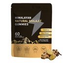 Shilajit Gold Gummies for Men & Women with Ashwagandha & Gokshura, 85+ Minerals & Fulvic Acid, Natural Energy & Wellness Support, 60 Count (01)