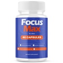 Focus Max Capsules, FocusMax Brain Supplement Pills with Advanced Maximum Strength Formula for Mental Clarity, Attention, Sharp Memory, Calm Mind Mood, Health & Wellness Support Capsulas (60 capsules)
