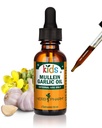 Herb Pharm Kids Mullein Garlic Ear Oil: Alcohol-Free Herbal Ally for Kids, Made with Certified Organic Mullein, Certified Organic Garlic, & USDA Organic Calendula, Topical Use Only, for Children, 1 oz