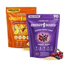 Caffeine Candy Variety Pack – 90 Servings, Popping Energy Candy Crystals with 100mg Caffeine, L-Theanine & B12 – No Drink Needed Coffee Alternative (Cherry Berry & Pineapple Mango)