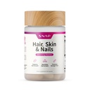 Snap Supplements Hair, Skin and Nails Vitamins, Support Hair Growth, Nourish Skin and Nails with Biotin, Collagen, Kelp, Bamboo and Other Vitamins, Radiant Skin, Strong Hair and Nails, 60 Capsules