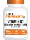 BulkSupplements.com Thiamine Mononitrate (Vitamin B1) Capsules - 240 Count (Pack of 1)