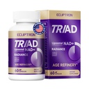 NAD+ Supplement for Women & Men 1800mg - Liposomal NAD Plus with Nicotinamide Riboside & Resveratrol, Anti-Aging | Mitochondrial Health | Radiant Skin - 60 Capsules