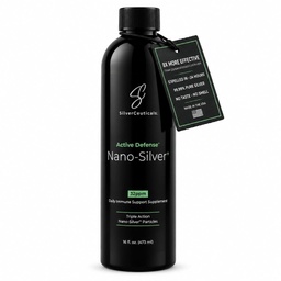 Collidal Silver w/Nano Technology - 32ppm 16oz - 8X Περισσότερα Αποτελεσματική - Φυσική Ανοσολογική Υποστήριξη - Save The Sick Days - Ηλικίες 5 & Up - Outperforms Higher PPM Silvers - Χωρίς Γεύση & Οσμές - 3ο Μέρος Δοκιμασμένο
