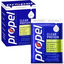 Propel Clear Protein Powder, Apple Pear, 5 Servings, 3-in-1 GLP-1 Support: Hydration, 20g Protein, 3g Fiber, Zero Sugar, 90 Calories, No Added Colors, No Artificial Sweeteners or Flavors, Electrolytes
